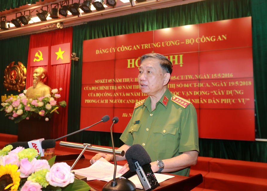 Bộ trưởng Bộ Công an gửi thư khen